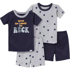 4-Piece Infant & Toddler Boys Music Top and Shorts Sets