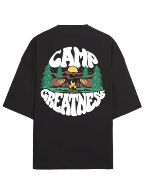 Camp Greatness Heavy Weight  Plus Size Drop Shoulder T-shirt