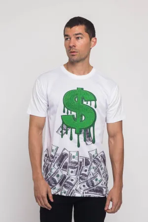 Chenille Dollar Sign T-Shirt