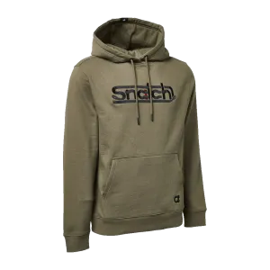 Embroidered Snatch Hoodie Army Green