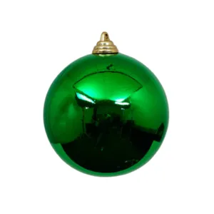 Emerald Green Shiny Ball Ornament, 6"