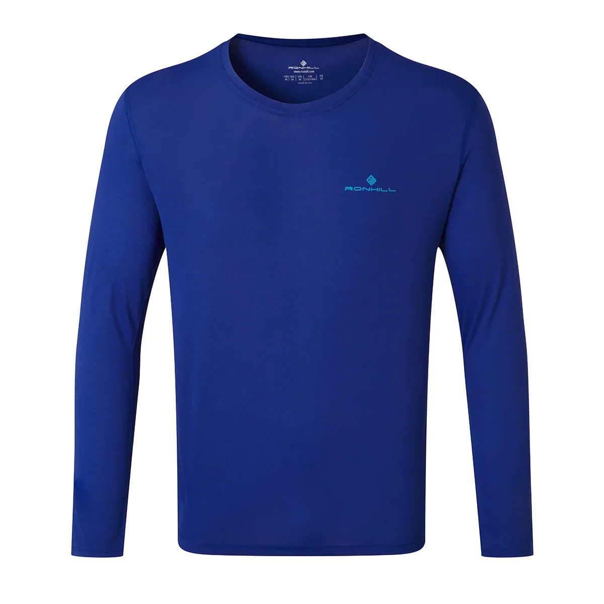 Ronhill Core Longsleeve Tee Mens | Cobalt/honolulu